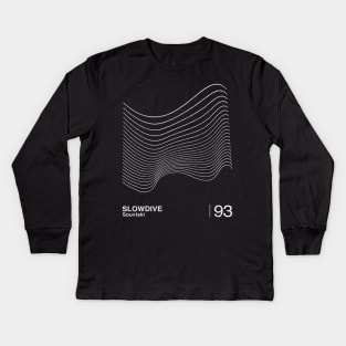 Slowdive Souvlaki / Minimalist Artwork Design Kids Long Sleeve T-Shirt